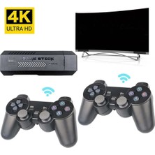 Norino 2.4g Kablosuz Denetleyici Hd 4K Hd Video 2 Kollu Oyun Konsolu Oyun Seti