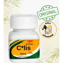 Orginal Performans Ci_âlis 100 Mg 30'lu Tablet Erkeklere Güç1 Takviye2 Gecıktırıcı30 Hap Gizli Gönderim