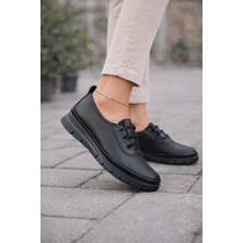 Asl Shoes Store Ortopedik Tabanlı Kaydırmaz Günlük Yumuşak Klasik  Lastikli Kadın Babet Ayakkabısı