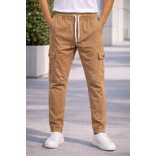 İnce Moda Giyim Erkek Kargo Jogger Pantolon – Lastikli Paça Bağcıklı Model