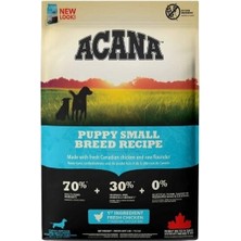 İsmiyle Al Acana Puppy Small Tahılsız Tavuklu ve Balıklı Küçük Irk Yavru Köpek Maması 6 kg