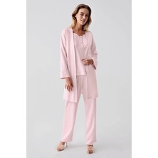 Tudik Collection Freshness 321 Kadın Sabahlıklı Pijama Takımı