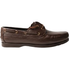 Enfield&Co Enfield & Co. Kahverengi Erkek Deri Tekne Ayakkabısı