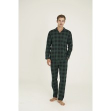 Tudik Collection Kocabey 9209 Erkek Apaj Yaka Pijama Takım