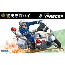 1/12 Honda VFR800P Motorcycle Police Motorsiklet Maketi, Fujimi Bike-No4