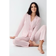 Tudik Collection Pierre Cardin 9115-S Kadın Uzun Kol Pijama Takımı