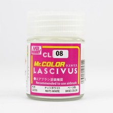Mr. Hobby 18 Ml. Lascivus Nuts White Mr.color Serisi Maket Boyası, Mr.hobby CL08