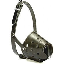 İsmiyle Al Doggie Kısa Burun Koruma Deri Köpek Ağızlığı Medium Siyah 1.5X50-55 cm