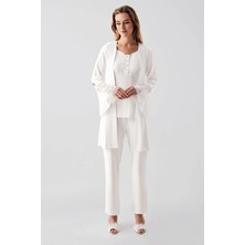 Tudik Collection Freshness 322 Kadın Sabahlıklı Pijama Takımı