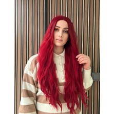 Aura Peruk Yoğun Dalgalara Sahip Perçemsiz Kızıl Şahane Modelimiz