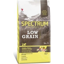 İsmiyle Al Spectrum Düşük Tahıllı Tavuklu Hindili ve Yaban Mersinli Yavru Kedi Maması 2 kg