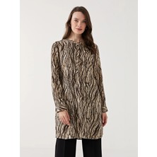 Lc Waikiki Yeni Sezon Hakim Yaka Desenli Kadın Tunik