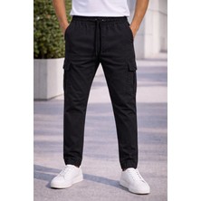 İnce Moda Giyim Erkek Kargo Jogger Pantolon – Lastikli Paça Bağcıklı Model