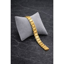 Gestyfog Altın Italyan Bileklik / Takı (Paslanmaz - Kararmaz)