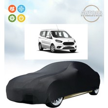 AUTOES Ford Courier 2018 Uyumlu Araba Brandası, Oto Branda Siyah