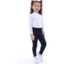 Kyex Kids Kız Çocuk Pamuklu Likralı Kaşkorse Mevsimlik Tayt