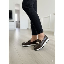 Asl Shoes Store Rtopedik Tabanlı Kaydırmaz  Tokalı Günlük Yumuşak Klasik Kadın Babet Ayakkabısı