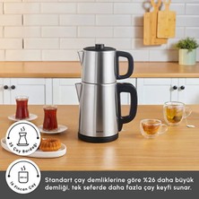 Altus Inox Çay Makinesi 1.7 L Kablosuz Kullanım Özelliği ile Şık Tasarım