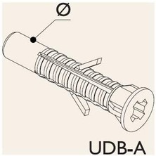 Data Store Hırdavat Üniversal Plastik Tuğla Dübeli 10 mm 1.kalite 20 Adet