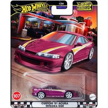 Hot Wheels Boulevard Premium Custom 01 Acura Integra Gsr 1/64 Ölçek Metal Gövde ile Gerçekçi Detaylar