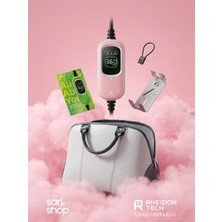 Rheidon 3.6 Kw Taşınabilir Elektrikli Araç Şarj Cihazı | PC100-3K6 (Special Edition Pembe/Rose Gold)
