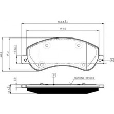 Marelli Matrixzn On Fren Balatasi Transit V348 06-14 A.ceker 11 /- Vw Amarok 2.0tdi 10- Fişssiz