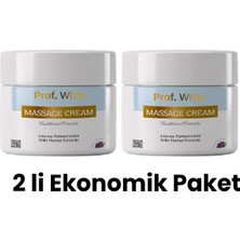Beyaz 2 Adet Prof.white Masaj Kremi Ekonomik Paket 2ADETX100ML