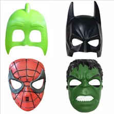 Zenviva Hulk Maskesi, Batman Maskesi, Örümcek Adam Maskesi, Pijamaskeliler Kertenkele Maskesi