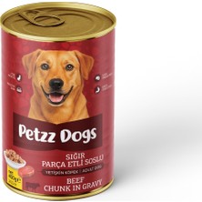 Bezos Petzzdogs Sığır Etli Yetişkin Köpek Konservesi 400 gr 1 Adet