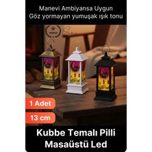 Svein #ramazan Sıcak Işık Manevi Huzur Ramazan Ayı Temalı Ambiyans LED Aydınlatma Işık Kubbe Pilli 1 Adet