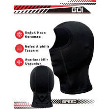 Hnc Sport Motosiklet Balaklava Nefes Alan Motorcu Termal Maske - Çok Amaçlı Sporcu Maskesi