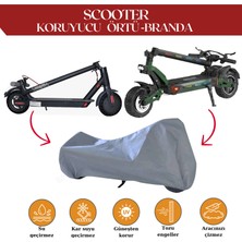 Breen Gri Elektrikli Scooter Brandası, Koruyucu Örtü- Su Geçirmez