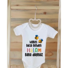 Moda Lime %100 Organik Pamuk Baskılı Bebek Zıbın