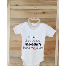 Moda Lime %100 Organik Pamuklu Baskılı Bebek Çıtçıtlı Bebek Zıbın