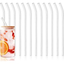 Data Store 12 Adet Şeffaf Cam Eğimli Pipet - Cam Pipet 12'li