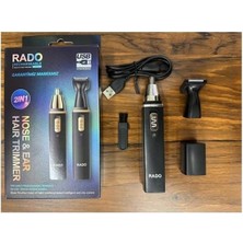 Data Store Jouis Traş ve Burun Kılı Kesme Makinesi, 2'si 1 Arada Şarj Edilebilir Burun, Ense ve Kulak Kılı Kesme Makinesi, Kadınlar Için Tüy Kesme Çift Başlık Kolay Kullanım