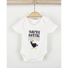 Moda Lime %100 Organik Pamuk Yavru Kartal Baskılı