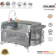Holmer Maxi Comfort Coolstyle (Anne Yanı-Deluxe Kumaş) Premium Dönenceli Oyun Parkı/anne Yanı 70X110CM