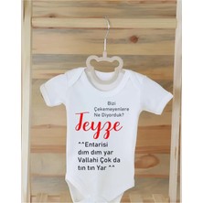 Moda Lime %100 Organik Pamuk Baskılı Bebek Zıbın