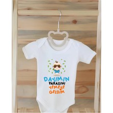 Moda Lime %100 Organik Pamuk Baskılı Bebek Çıtçıtlı Body