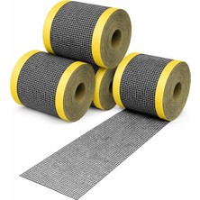 Data Store 3 Adet Kendinden Yapışkanlı Mutfak Lavabo Duşakabin Küvet Süzgeci, Saç Toplayıcı ve Gider Tıkanma Önleyici, Kesilebilir Pvc File, Kullan At, 3×1 Metre Pratik Banyo Aksesuarı