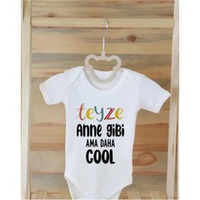 Moda Lime %100 Organik Pamuklu Baskılı Bebek Çıtçıtlı Bebek Zıbın