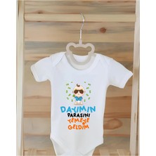 Moda Lime %100 Organik Pamuk Baskılı Bebek Çıtçıtlı Body