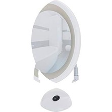 Data Store Wenko 3656441100 LED Kozmetik Aynası Style Beyaz – Ayaklı Ayna, Plastik, 17,5 x 28 x 12 Cm, Beyaz
