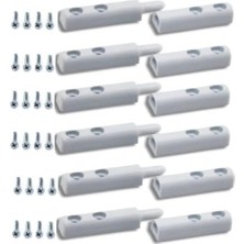 Data Store Sineklik Menteşesi, Beyaz 6 Adet (12 Adet Akıllı Montaj Vidası Ile Birlikte)