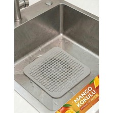 Cozley Kokulu Parfümlü Süzgeçli Kötü Koku Giderici Silikon Mat Banyo Mutfak Lavabo Gider Kapatıcı Süzgeç Kapak Gri