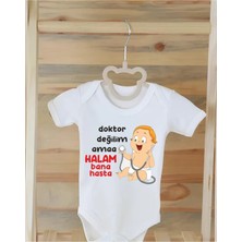 Moda Lime %100 Organik Pamuk Baskılı Bebek Zıbın