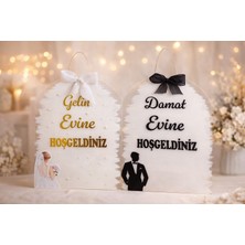 Su Designer Gelin Evi & Damat Evi Kapı Süsü