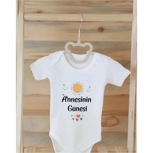 Moda Lime %100 Organik Pamuk Baskılı Bebek Çıtçıtlı Body