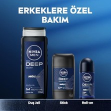 Data Store Men Erkek  Deodorant Deep Dimension 50 Ml,72 Saat Ter ve Ter Kokusuna Karşı Koruma,maskülen Ferah Koku,aktif Karbon,yapışkan His Bırakmaz